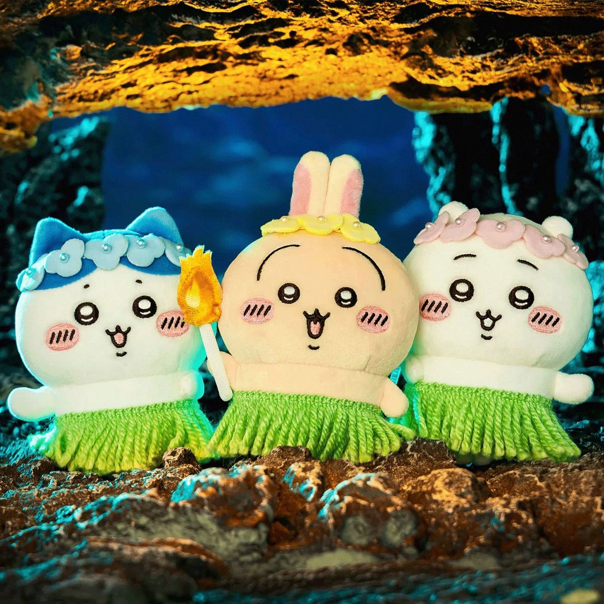 Supply Florist - พวงกุญแจตุ๊กตาผ้ากำมะหยี่ Kawaii Ckw Mermaid Island ตัวละคร