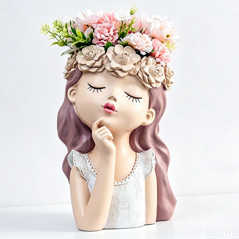Florist Supply Vases - แม่พิมพ์ซิลิโคนขนาดใหญ่รูปแจกันดอกไม้สไตล์เทพนิยาย สำหรับทำเรซิ่น ยิปซั่ม กระถางต้นไม้ตั้งโต๊ะ ของตกแต่งบ้าน