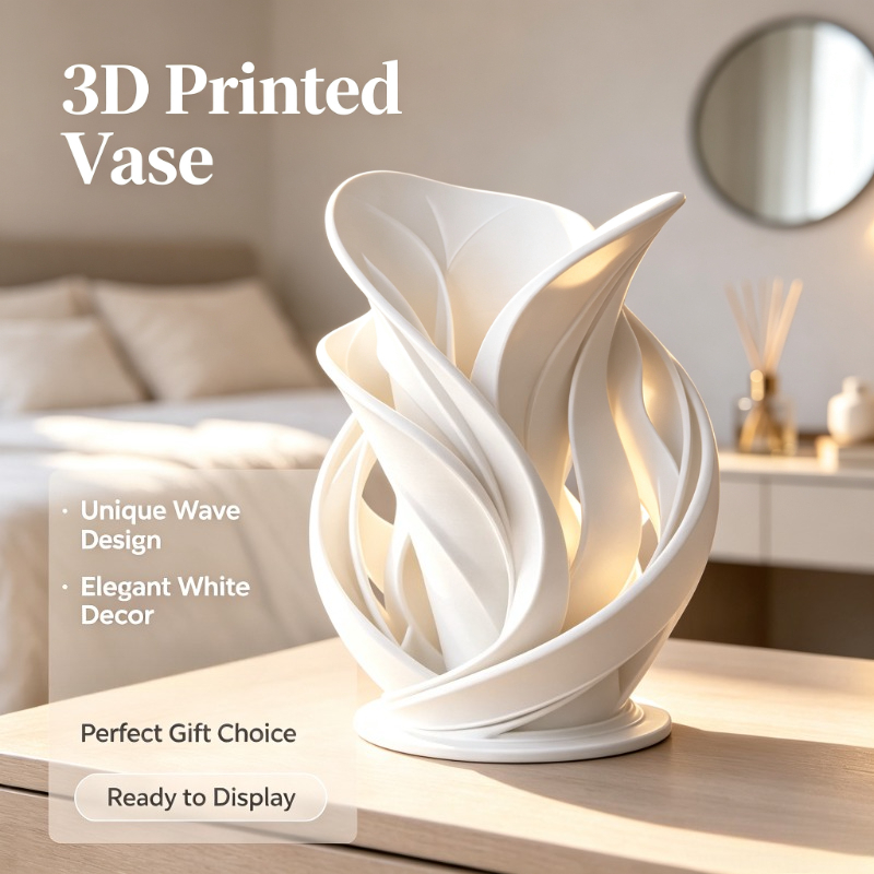 แจกันใบไม้บิดเกลียวแบบนามธรรมพ - Florist Supply Vases บทวิจารณ์และราคา
