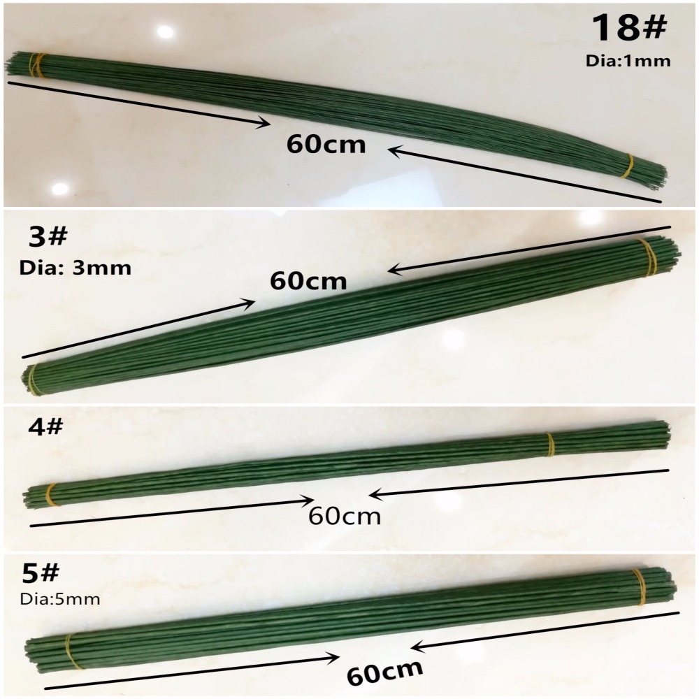 ลวดสีเขียวเข้มขนาด 1 มม. 2/3/4 - Florist Supply Bulk บทวิจารณ์และราคา